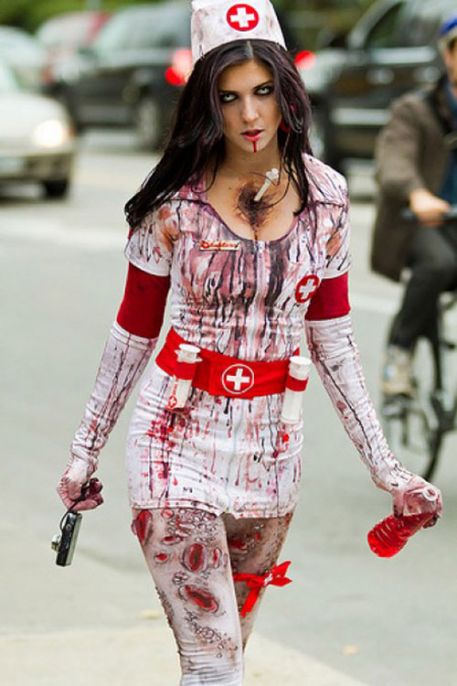 infirmière zombie