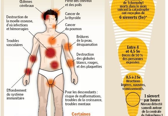 Risques nucléaires : effets des radiations